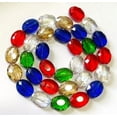 thumbnail image 3 of U8MO 12x16mm Faceted Multicolor Crystal Quartz Flat Oval Beads 12pcs, 3 of 4