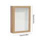 thumbnail image 3 of Marco de fotos tridimensional hueco para flores secas y manualidades, de madera, 15x10x5 cm, negro, blanco, caqui, decoración de exhibición DIY, 3 of 6