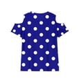 thumbnail image 6 of QQAMB Girls Casual Shirt, Short Sleeve T-Shirts Off Shoulder Tops Cotton Tees Summer Tshirts for Kids 3-12 Years, 6 of 8