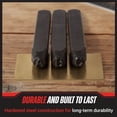 thumbnail image 4 of Letter and Number Steel Punch Stamp Set, 36 Piece Stamping Punch and Die with Wood or Plastic Storage Case By Stalwart (For Metal Keys Crafts Leather and More), 4 of 7