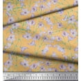 thumbnail image 3 of Soimoi Cotton Cambric Fabric Leaves & Wild Flower Floral Print Fabric by The Yard 42 Inch Wide, 3 of 3