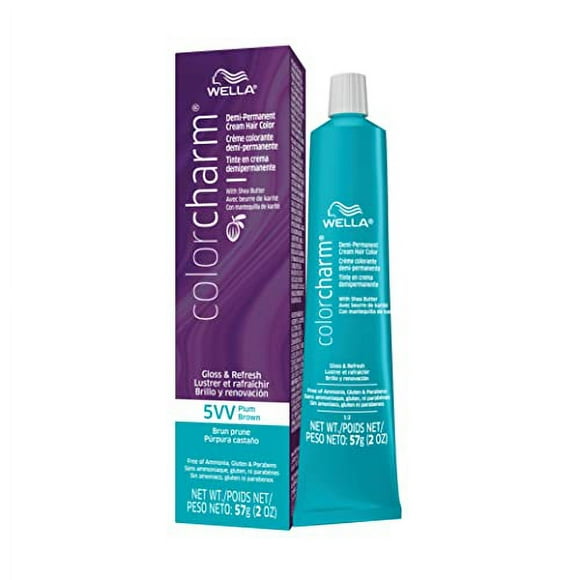 Color de Cabello Semipermanente WELLA Color Charm, 5VV Plum Brow