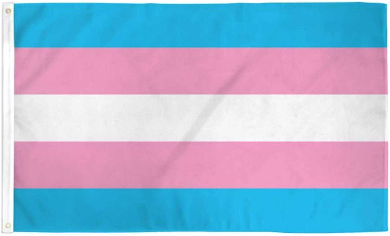 Transgender Pride Flag 3x5ft with Grommets LGBTQIA Trans Pride 