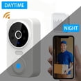 thumbnail image 3 of Xihbxyly Timbre Wifi, Cámara de Seguridad con Visión Nocturna Inteligente, Sistema de Alerta de Detección de Movimiento, Intercomunicador Multilingüe, Solución de Monitoreo Del Hogar, Esencial para L, 3 of 7