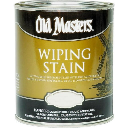 Old Masters 11204 Wipping Stain, Golden Oak, 1