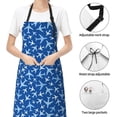 thumbnail image 6 of Lsque Airplanes in the Sky Waterproof Apron Chef Aprons for Men Heavy Duty Chemical Work Apron Extra Long Grilling Aprons with Adjustable Bib Apron, 6 of 9