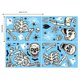 thumbnail image 5 of Pegatinas de ventana de Halloween Horror Zombie esqueleto calabaza murciélago se aferra calcomanías de Pvc pegatina impermeable fiesta, 5 of 5