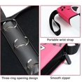 thumbnail image 3 of Trading Card Binder 4 Pockets - 400 Pockets Card Folder for Pokemo n with 50 Removable Sleeves Trading Card Holder with Zip Album - Pink, 3 of 4