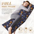 Bingfone Body Pillow Cover Long Pillow Case with Zipper Decorative