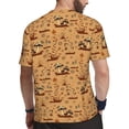 thumbnail image 2 of Wukai Brown Mushrooms Print Men's Short-Sleeved Mesh T-Shirt,Quick-Dry Short Sleeve Workout T-Shirt-4X-Large, 2 of 8
