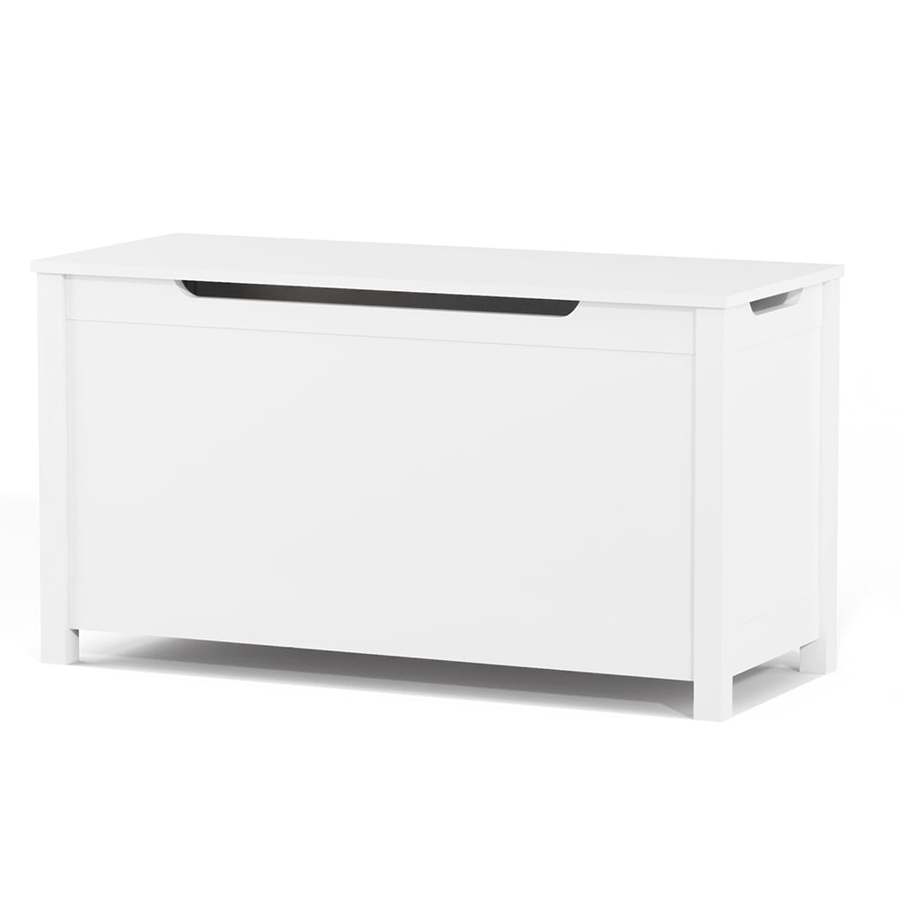 Wooden Toy Box Storage With Safety Hinge,Lid Storage Bench For Bedroom Living Room Playroom Boys & Girls,Toddlers Toy Storage Chest,31.50x13.00x16.70in