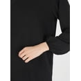 thumbnail image 5 of Elastic Balloon Sleeve Aerobin Blouse Black, 5 of 5