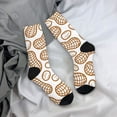 thumbnail image 5 of Disketp Peanuts7 Unisex Crew Socks Lightweight Breathable Ventilation Ankle Socks, Mid-calf socks for Daily, 5 of 6