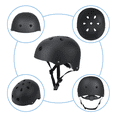 thumbnail image 3 of Tripumer Kids Bike Helmets 3-8 Years Old Boys Childrens Adjustable Skateboard Cycling  Helmets Black, 3 of 5