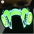 thumbnail image 5 of Halloween Light Up Dance Cosplay Party Masks LED Luminous Flashing Face Mask, 5 of 5
