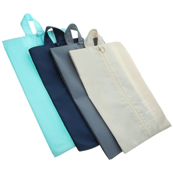 4Pcs Portable Sneaker Bags Travel Shoes Organizers Shoes Storage Pouches Storage Shoe Bags