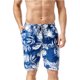 thumbnail image 1 of Shorts de baño para hombre Newport Blue Tropical Volley Swim Bottom, azul, 3XLT, 1 of 1