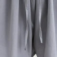 thumbnail image 4 of SWSMCLT Women's Skorts Shorts Beach Mid Thigh Spandex Loose Fit Elastic Culottes Casual Drawstring Grey XX-Large, 4 of 4