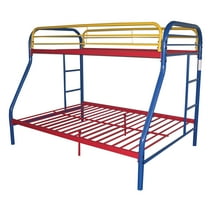 ACME Furniture Tritan Twin over Full Bunk Bed in Rainbow