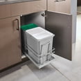 thumbnail image 6 of Rev-A-Shelf Pullout Trash Can & Recycle Bin w/Soft-Close, 5SBWC-815S-1, 6 of 8