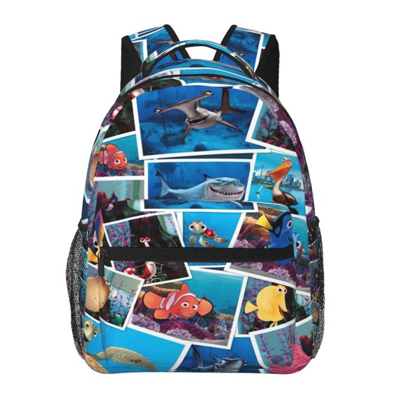 Ne-m0 Backpac Cute Cartoon Lightweight Backpac Outdoor Travel Backpac Laptop Bag