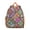 Orange-10, variant on Colorful Symmetrical Plaid Stripes Waterproof Ergonomic School Backpack
