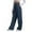 Navy, variant on Wide Leg Sweat Pants for Womens High Waisted Baggy Sweatpants Casual Drawstring Workout Pants with Pockets