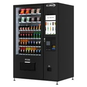 Refrigerated Snack and Drink Vending Machine with 60 Slots and 22 Inch Touch Screen with Bill Acceptor in Black (KM-VMRT-50-B)