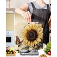 thumbnail image 2 of Sunflower Stand Mixer Dust Cover with Storage Pocket & Handles, Retro Butterfly Spring Floral Botanical Fits All Tilt Head & Bowl Lift Kitchen Appliance Cover Organizer Bag Accessories, 4.5-5 Quart, 2 of 6