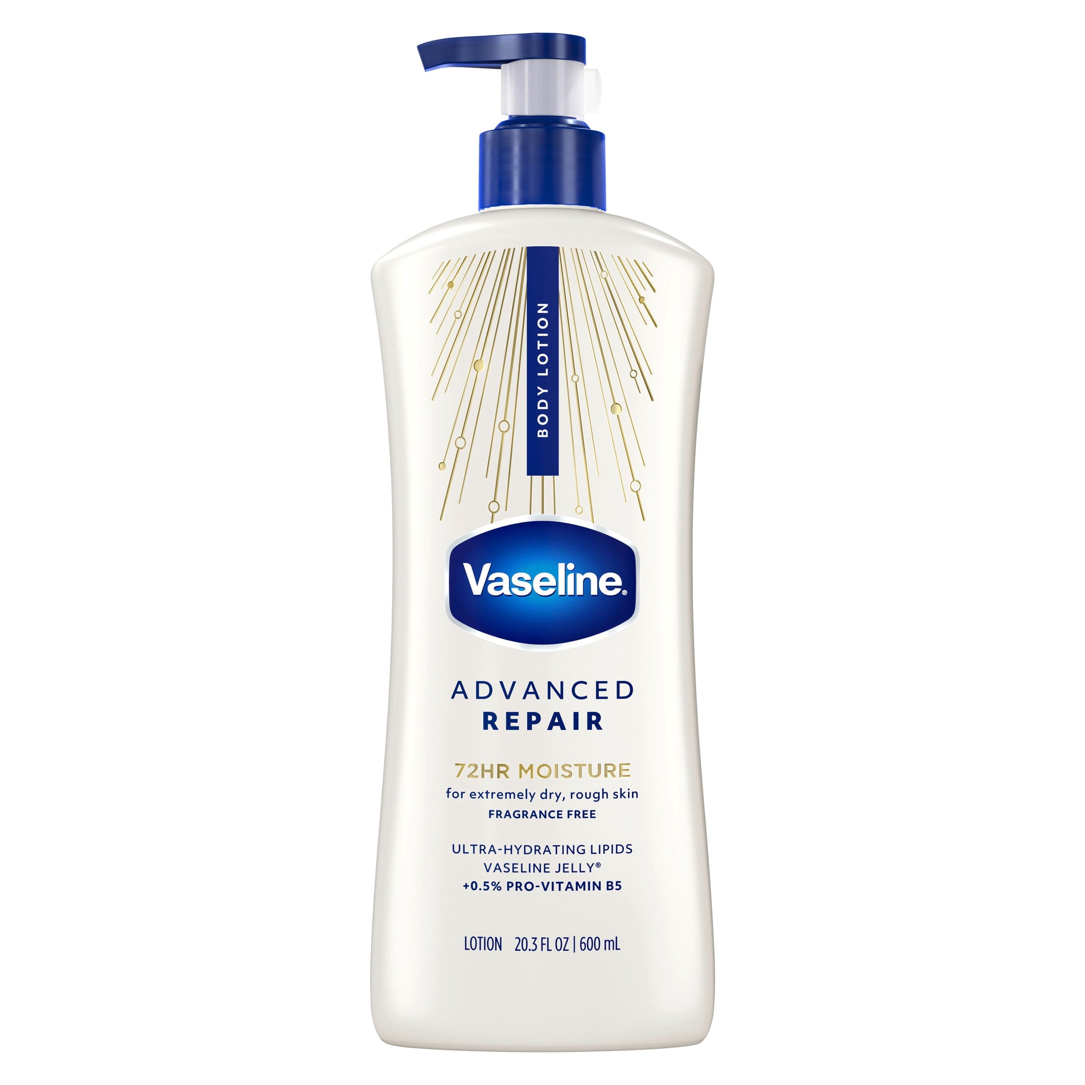 (2 pack) Vaseline Advanced Repair Body Lotion for Dry Skin Advanced Repair Unscented Lotion Made with Ultra-Hydrating Lipids and Vaseline® Jelly That Repairs Extremely Dry Skin,20.3 fl oz