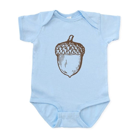 CafePress - Acorn Infant Bodysuit - Baby Light Bodysuit, Size Newborn - 24 Months