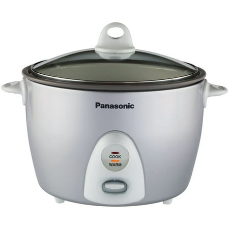 Panasonic 10-Cup Rice Cooker/Steamer with Glass Lid in