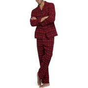 Hanes Big Men's Flannel Pajama Set