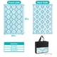 thumbnail image 4 of MeyJey Tapete para Exteriores de 6'x9', Reversible, Impermeable, de Gran Tamaño, para Interiores y Exteriores, para Vehículos Recreativos, Acampar, Patio, Verde Azulado, 4 of 8