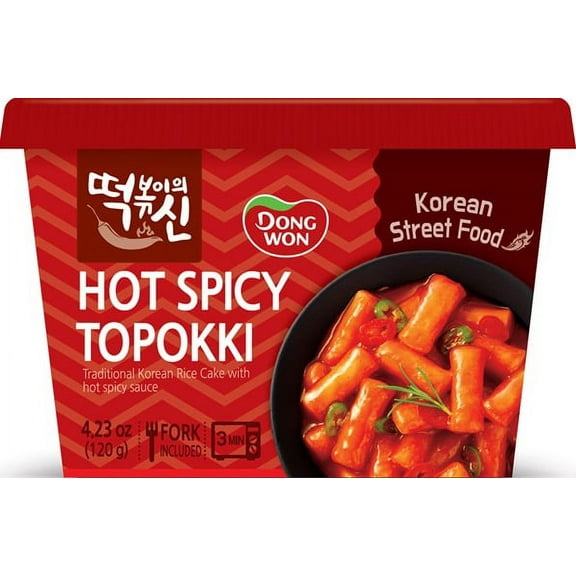Dongwon Spicy and Sweet Topokki Cup, 4.23 Oz