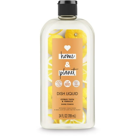 Love Home and Planet Dish Soap Citrus Yuzu & Vanilla 24 oz