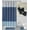 Blue, variant on 19-Piece Bathroom Set: 2-Rugs/Mats Non Slip, 1 Fabric Shower Curtain, 12-Fabric Rings, 4PC Ceramic Accesories Different Styles And Colors For Home Bath Decor Diamond Navy