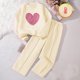 thumbnail image 5 of Cowsor Little Girls Outfits 2 Piece Toddler Long Sleeve Sweatshirt Leggings Pants Clothing Set, 5 of 5