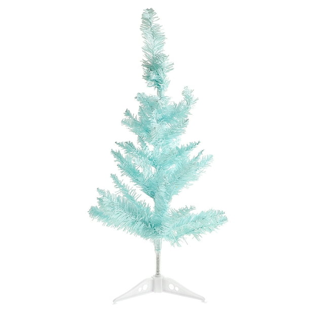 1PC Plastic Christmas Tree Desktop Ornament Xmas Party Tabletop Decoration  