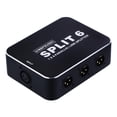 thumbnail image 1 of Goriertaly XLR Splitter 6 Level Signal Splitter Audio Speaker Studio Equipment Black, 1 of 6