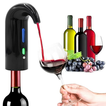 

Electric Wine Aerator USB Rechargeable Wine Aerator Pourer Wine Decanter Pump Dispenser Automatic Wine Oxidizer Dispenser Portable Pump Aeration Pourer for Wine Lovers Gift