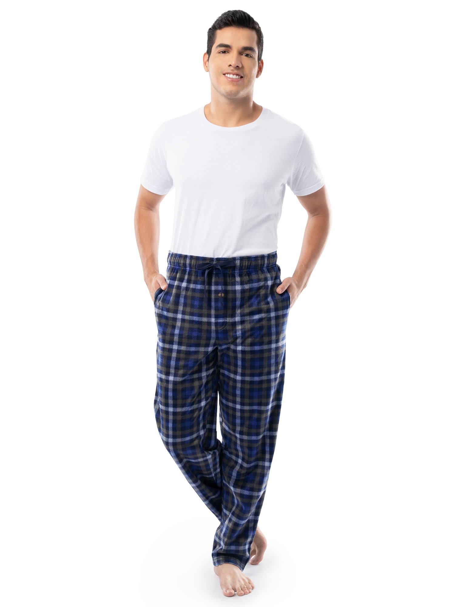 Fruit of the Loom Men's and Big Men's Fleece Sleep Pant, Sizes S - 6XL