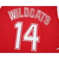 thumbnail image 4 of Camisetas de baloncesto WILDCATS 14 BOLTON JERSEY Costura Bordado Ropa deportiva al aire libre barata de alta calidad Película Blanco Rojo 2024 nuevo, 4 of 5