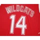 thumbnail image 4 of Camisetas de baloncesto WILDCATS 14 BOLTON JERSEY Costura Bordado Ropa deportiva al aire libre barata de alta calidad Película Blanco Rojo 2024 nuevo, 4 of 5