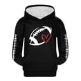 thumbnail image 6 of Girls Y2k Football Sweatshirt Cute Rugby Graphic Hoodies Pullover Football Season Long Sleeve Oversized Tops with Pockets, 6 of 7