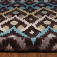thumbnail image 4 of Linon Trio Ikat Hand Tufted Polyester 5'x7' Rug in Brown, 4 of 4