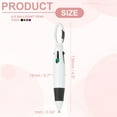 thumbnail image 2 of 4 Colors Retractable Ballpoint Pens, 6Pcs 1.0mm Ballpoint Pen with Clip, Black, 2 of 6