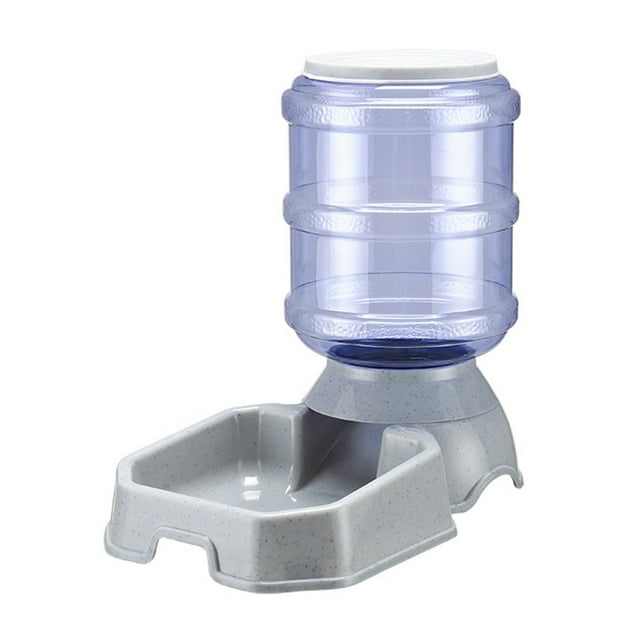 Generic 3.8L Automatic Pet Feeder for Cats and Dogs, Square Design, Easy-Clean, Multiple Color Options (Grey, Pink, Blue, Beige, Green, Black)