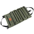 thumbnail image 2 of Labymos Canvas Roll-up Tool Bag, Multi-Purpose Tool Roll Pouch Tool Organizer with 5 Zipper Pockets, 2 of 8