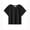 M1 Black, variant on Tfken Summer Girls Tshirts Solid Color Short Sleeve Crew Neck Tops Casual Daily Wear Children Soft T-Shirts Black Size 5-6 Years